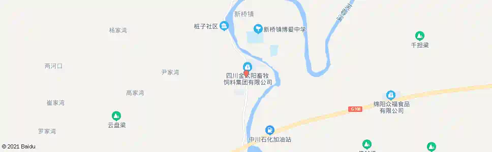 绵阳桩子村一社_公交站地图_绵阳公交_妙搜公交查询2025