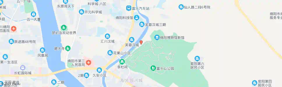 绵阳科学家公园_公交站地图_绵阳公交_妙搜公交查询2025
