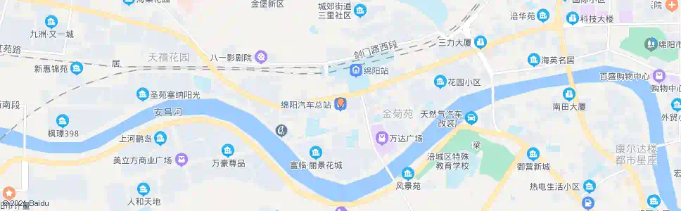 绵阳永兴汽车站_公交站地图_绵阳公交_妙搜公交查询2025