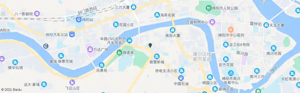 绵阳御营小学_公交站地图_绵阳公交_妙搜公交查询2025