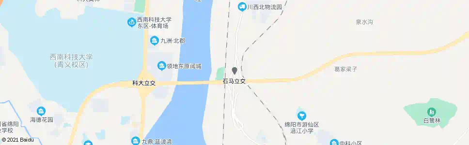 绵阳莲花寺_公交站地图_绵阳公交_妙搜公交查询2025