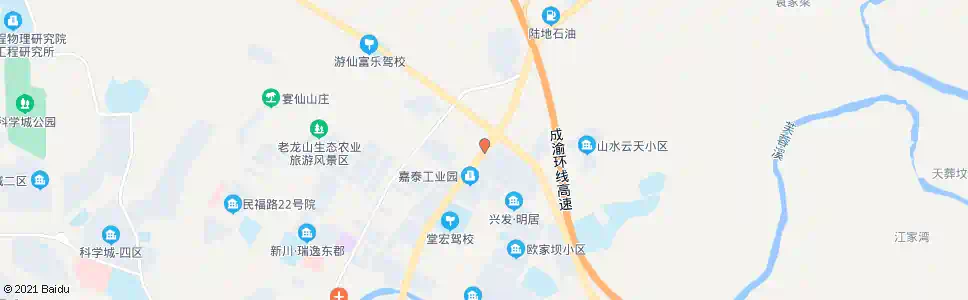 绵阳吴家村_公交站地图_绵阳公交_妙搜公交查询2025