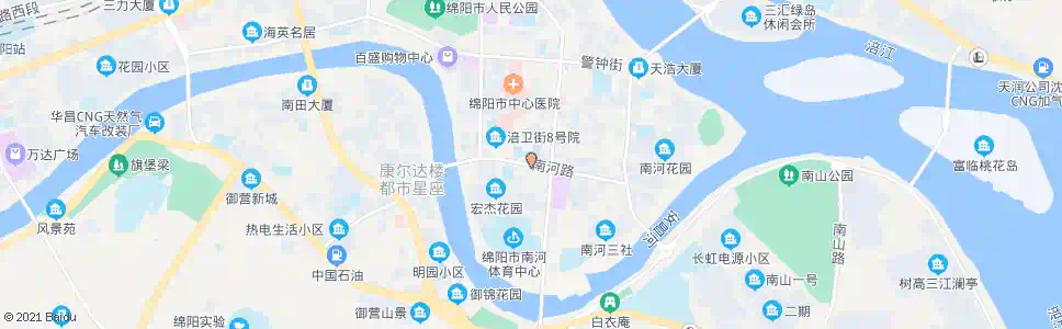 绵阳南河路中段_公交站地图_绵阳公交_妙搜公交查询2025