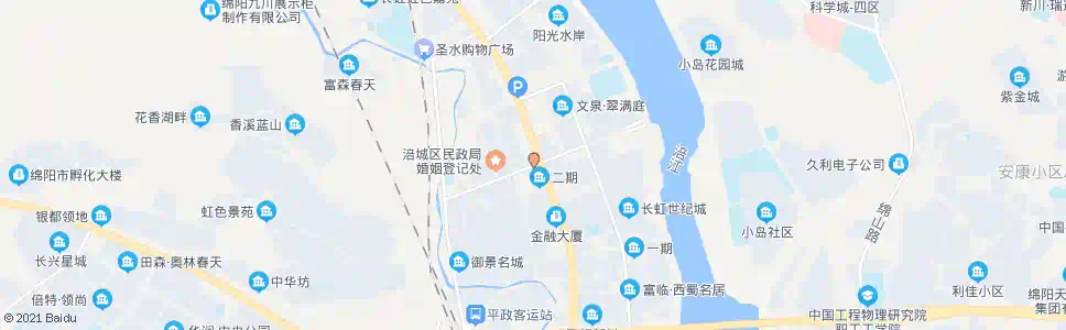 绵阳高水中街_公交站地图_绵阳公交_妙搜公交查询2025