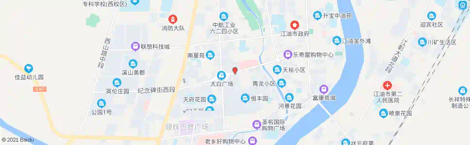 绵阳江油口腔医院_公交站地图_绵阳公交_妙搜公交查询2025