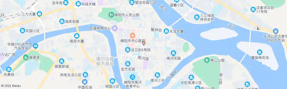 绵阳红星街_公交站地图_绵阳公交_妙搜公交查询2025