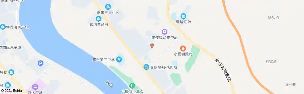 绵阳小枧停车场_公交站地图_绵阳公交_妙搜公交查询2025