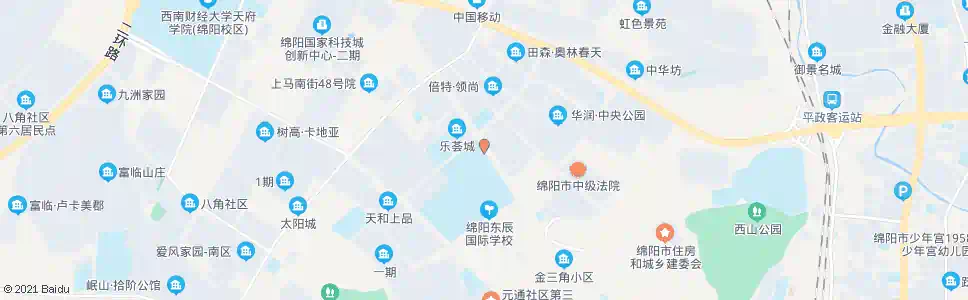 绵阳东辰学校中学部_公交站地图_绵阳公交_妙搜公交查询2025