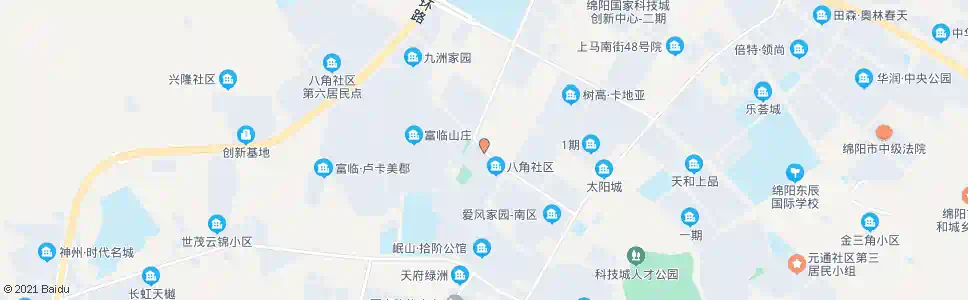 绵阳八角村三社_公交站地图_绵阳公交_妙搜公交查询2025