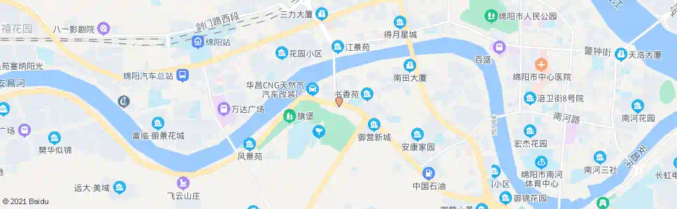 绵阳公汽司加气站_公交站地图_绵阳公交_妙搜公交查询2025