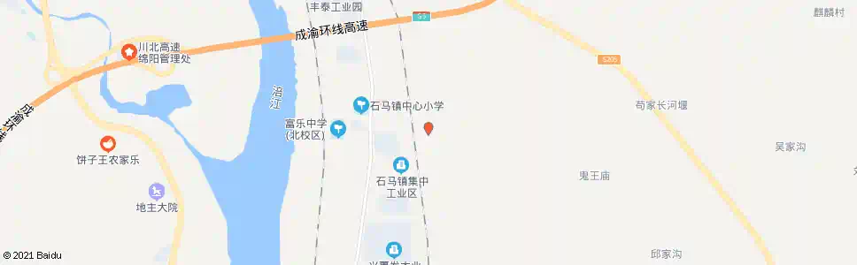 绵阳八角村一社_公交站地图_绵阳公交_妙搜公交查询2025