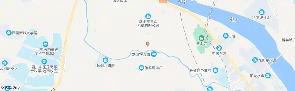 绵阳金山村二社_公交站地图_绵阳公交_妙搜公交查询2025