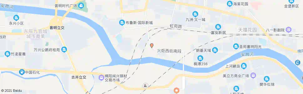 绵阳铁路桥_公交站地图_绵阳公交_妙搜公交查询2025