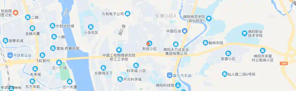 绵阳六里村居民区_公交站地图_绵阳公交_妙搜公交查询2025