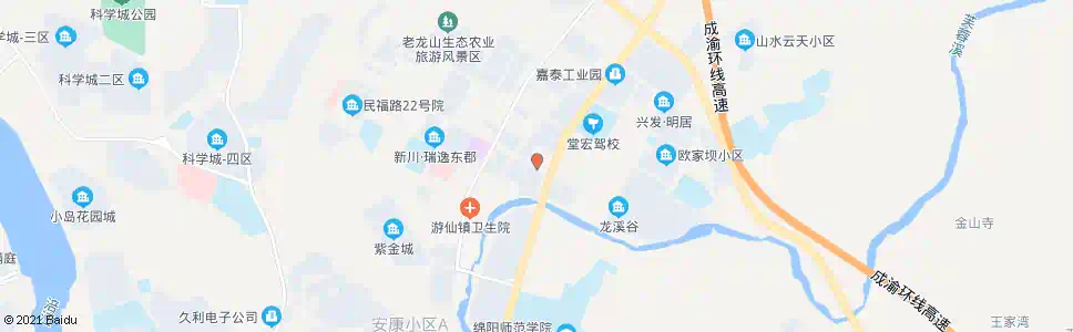 绵阳仙桃路_公交站地图_绵阳公交_妙搜公交查询2025