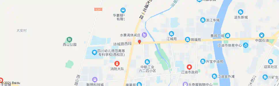 绵阳扶贫驾校_公交站地图_绵阳公交_妙搜公交查询2025
