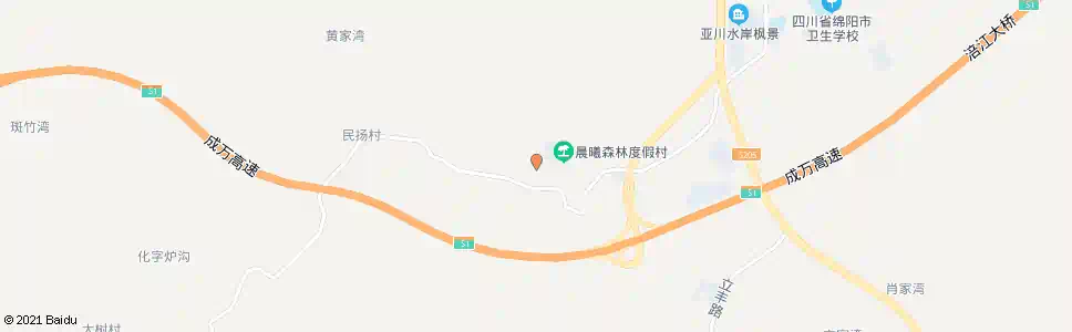 绵阳丰谷镇招呼站_公交站地图_绵阳公交_妙搜公交查询2025