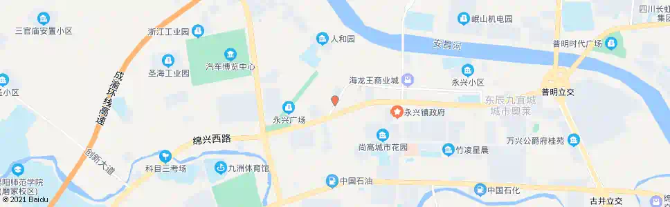 绵阳永兴综合市场_公交站地图_绵阳公交_妙搜公交查询2025