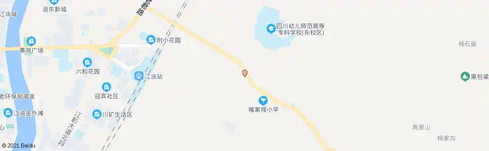 绵阳喻家观村委会_公交站地图_绵阳公交_妙搜公交查询2025