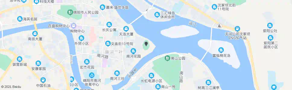 绵阳青年广场_公交站地图_绵阳公交_妙搜公交查询2025