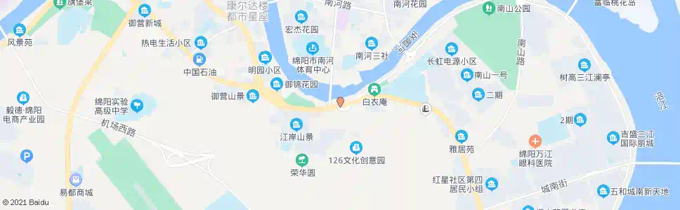 绵阳南山加气站_公交站地图_绵阳公交_妙搜公交查询2025