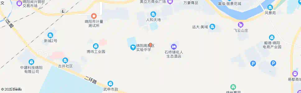 绵阳居民点东门_公交站地图_绵阳公交_妙搜公交查询2025