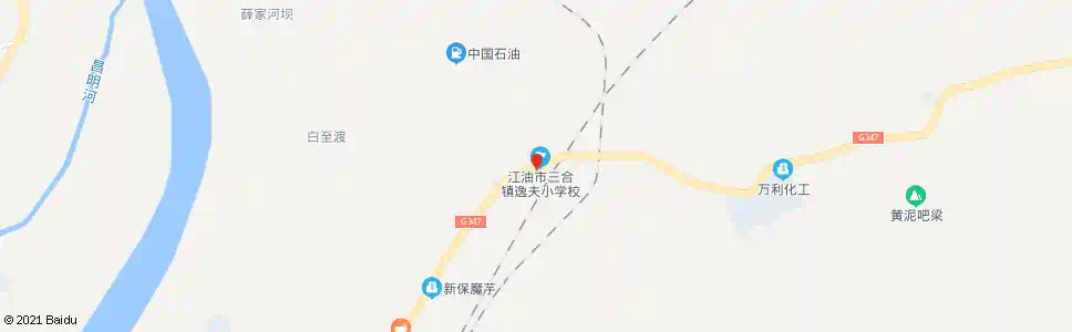 绵阳逸夫小学_公交站地图_绵阳公交_妙搜公交查询2025