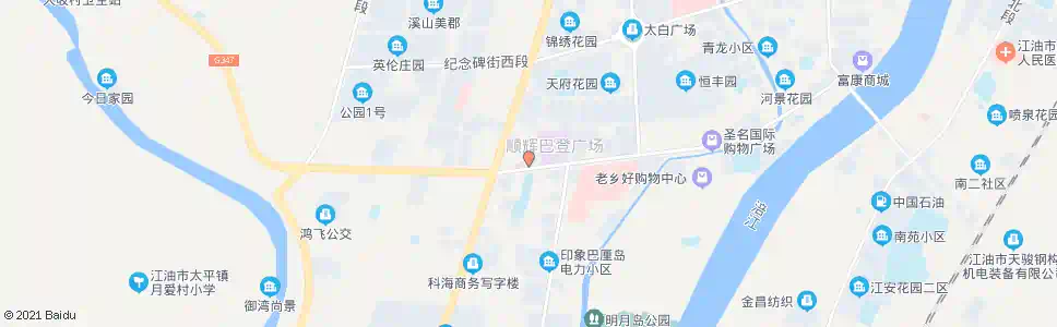 绵阳亨利集团_公交站地图_绵阳公交_妙搜公交查询2025