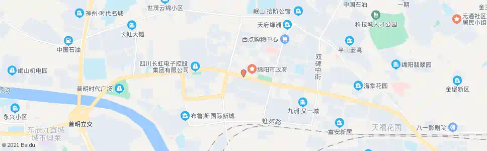 绵阳公交大厦_公交站地图_绵阳公交_妙搜公交查询2025