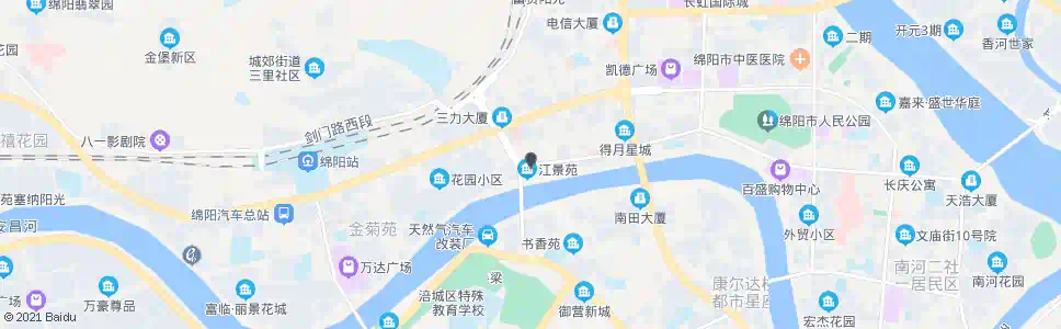 绵阳安昌路西段_公交站地图_绵阳公交_妙搜公交查询2025