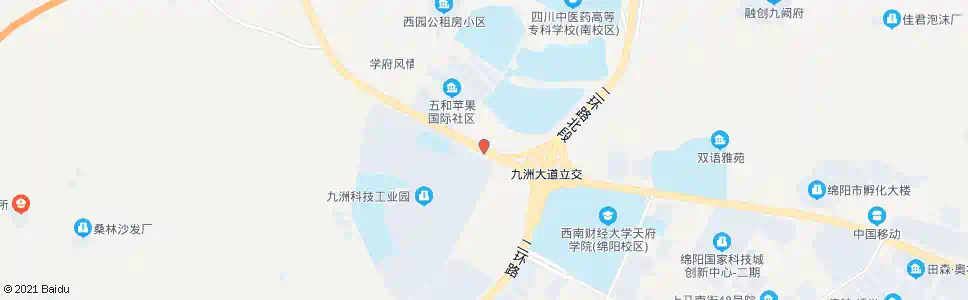 绵阳灵创科技园_公交站地图_绵阳公交_妙搜公交查询2025