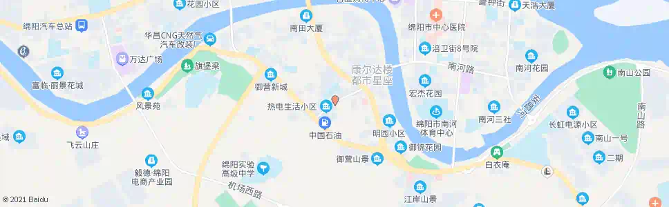 绵阳石塘路_公交站地图_绵阳公交_妙搜公交查询2025