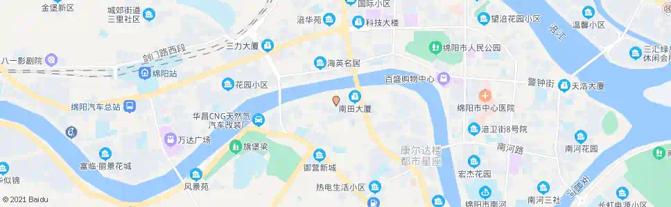 绵阳御安街_公交站地图_绵阳公交_妙搜公交查询2025
