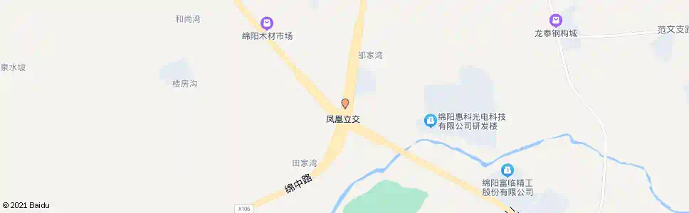 绵阳广福村二社_公交站地图_绵阳公交_妙搜公交查询2025