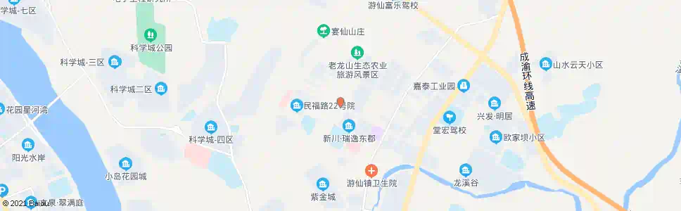 绵阳老龙山_公交站地图_绵阳公交_妙搜公交查询2025