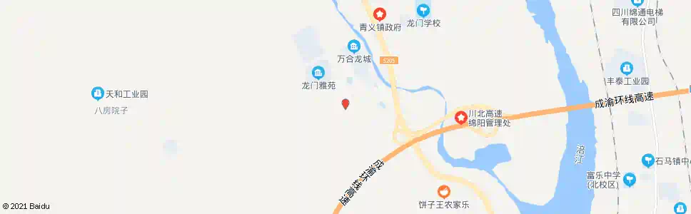 绵阳小桥村_公交站地图_绵阳公交_妙搜公交查询2025
