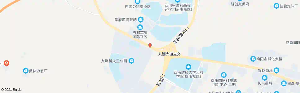 绵阳科技园_公交站地图_绵阳公交_妙搜公交查询2025