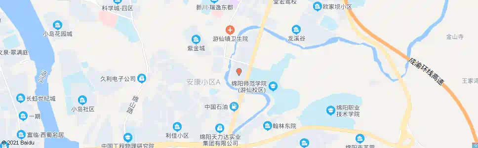 绵阳芙蓉金城_公交站地图_绵阳公交_妙搜公交查询2025