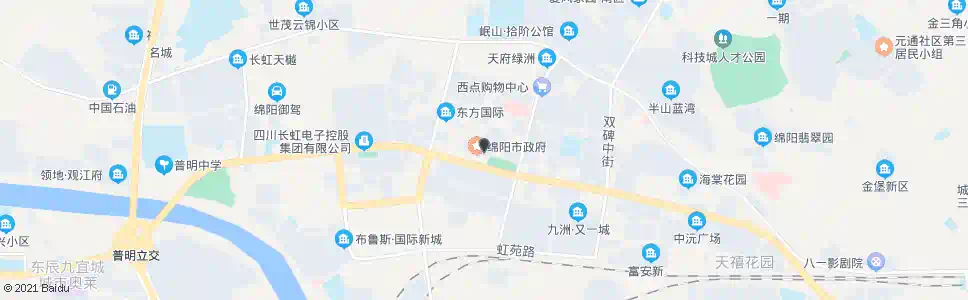 绵阳天主教堂_公交站地图_绵阳公交_妙搜公交查询2025