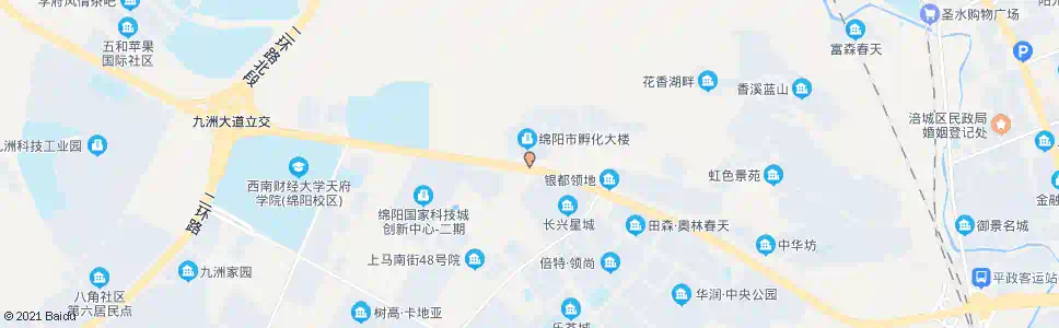 绵阳科创园_公交站地图_绵阳公交_妙搜公交查询2025