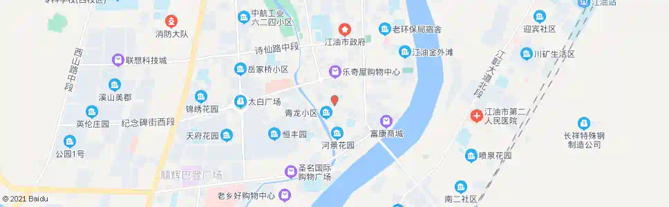 绵阳鱼市口_公交站地图_绵阳公交_妙搜公交查询2025