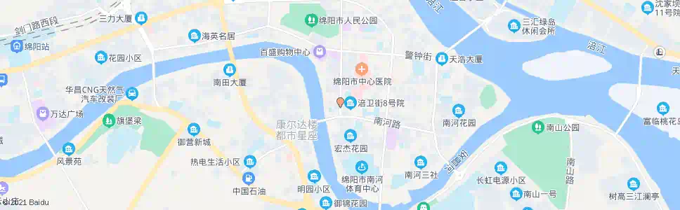 绵阳大西门_公交站地图_绵阳公交_妙搜公交查询2025