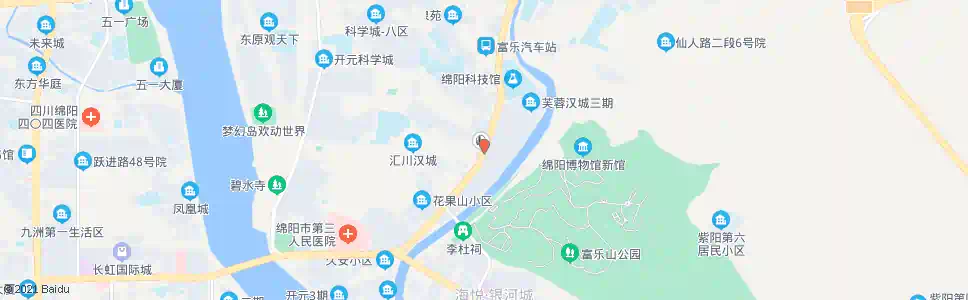 绵阳公汽司加油站_公交站地图_绵阳公交_妙搜公交查询2025