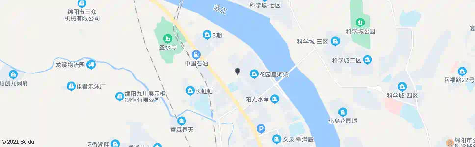 绵阳星河湾_公交站地图_绵阳公交_妙搜公交查询2025