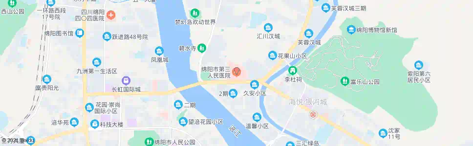 绵阳三医院_公交站地图_绵阳公交_妙搜公交查询2025