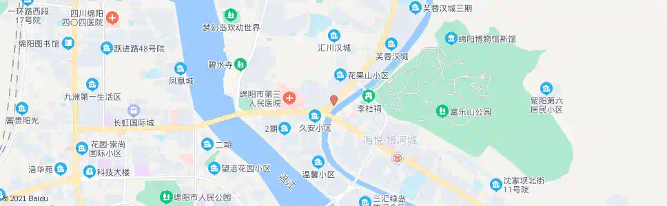 绵阳兴发家园招呼站_公交站地图_绵阳公交_妙搜公交查询2025