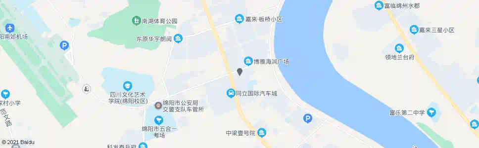 绵阳板桥村_公交站地图_绵阳公交_妙搜公交查询2025