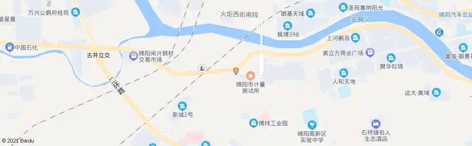 绵阳飞云大道东段_公交站地图_绵阳公交_妙搜公交查询2025