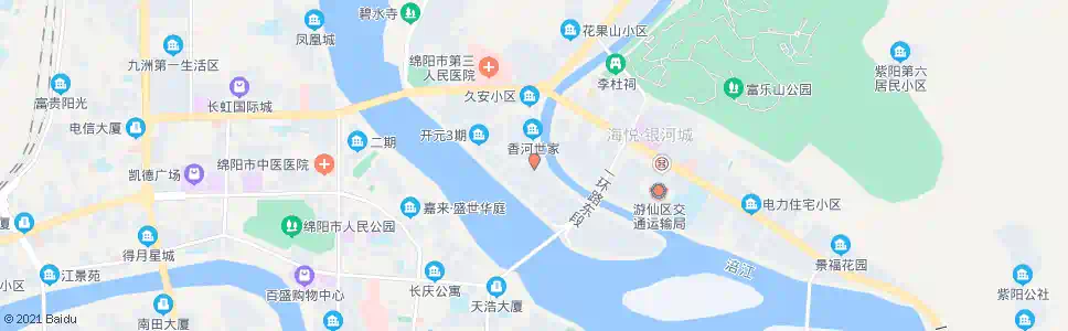 绵阳开元中街_公交站地图_绵阳公交_妙搜公交查询2025