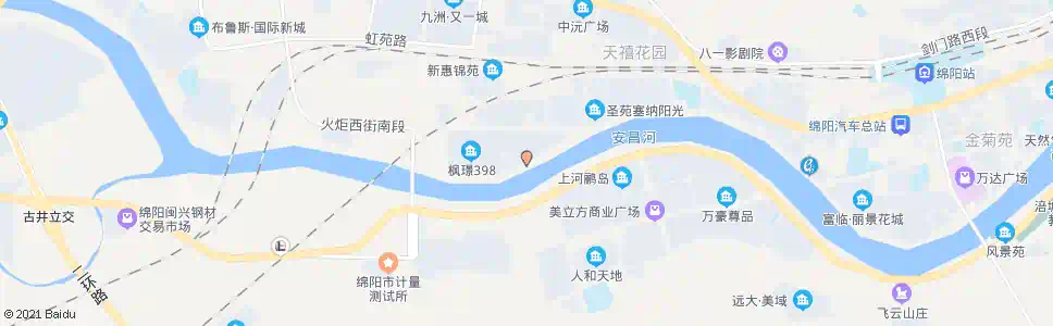 绵阳凯丽滨江_公交站地图_绵阳公交_妙搜公交查询2025